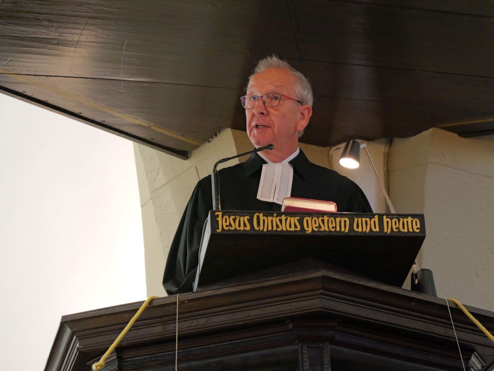 Pfarrer Burkhard Krebber verabschiedet